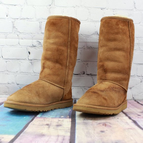 UGG Australia Classic Tall Winter Boots Sz 6 - Picture 3 of 10